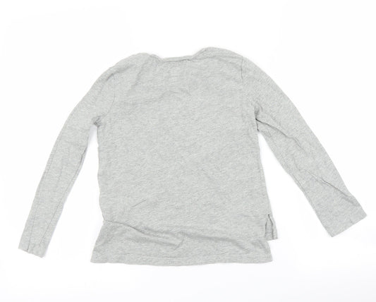 Gap Girls Grey Basic T-Shirt Size S