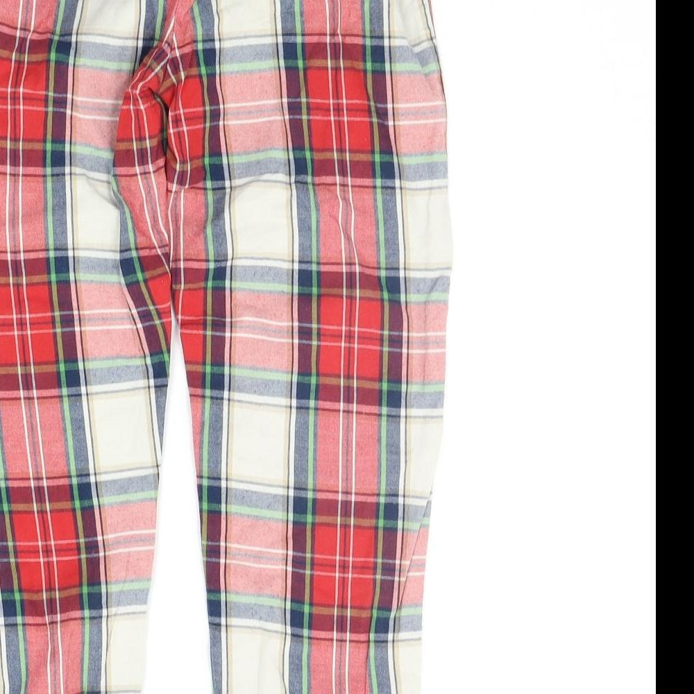 George Boys Beige Check Pyjama Pants Size 6-7 Years