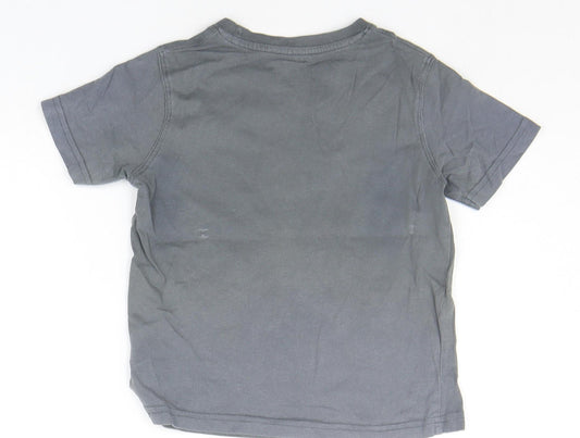 pEP&CO Boys Grey Basic T-Shirt Size 5-6 Years