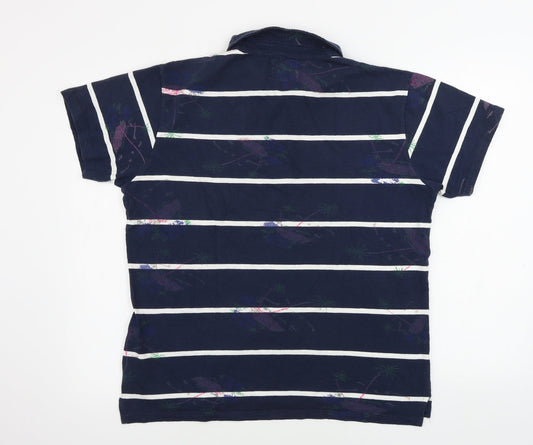Human Mens Blue Polo Size L