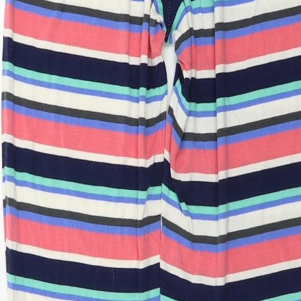 Preworn Womens Blue Striped Sweatpants Trousers Size 30 in L27 in