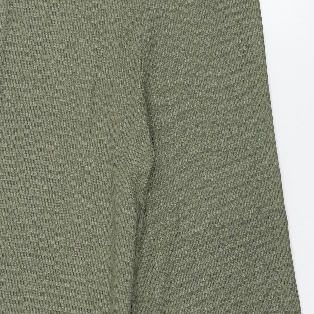 Miss Selfridge Womens Green Trousers Size 10 L23 in