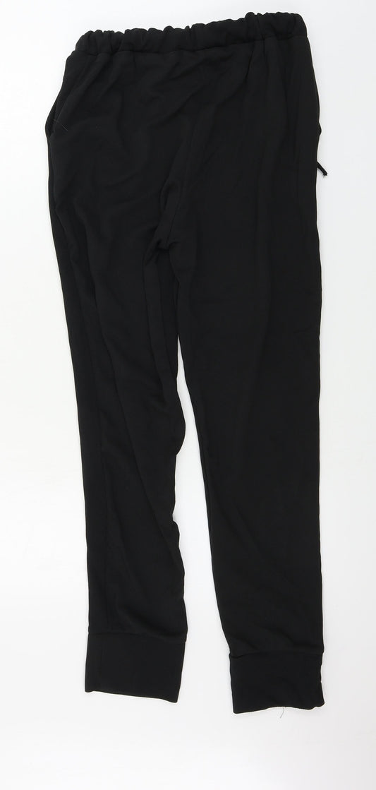 Preworn Womens Black Sweatpants Trousers Size XL L26 in