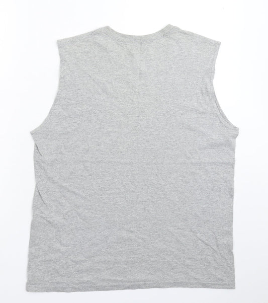 Preworn Mens Grey T-Shirt Size S