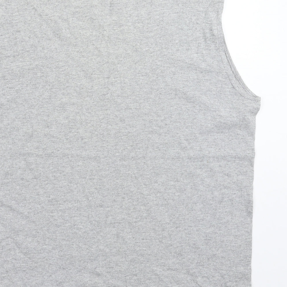Preworn Mens Grey T-Shirt Size S