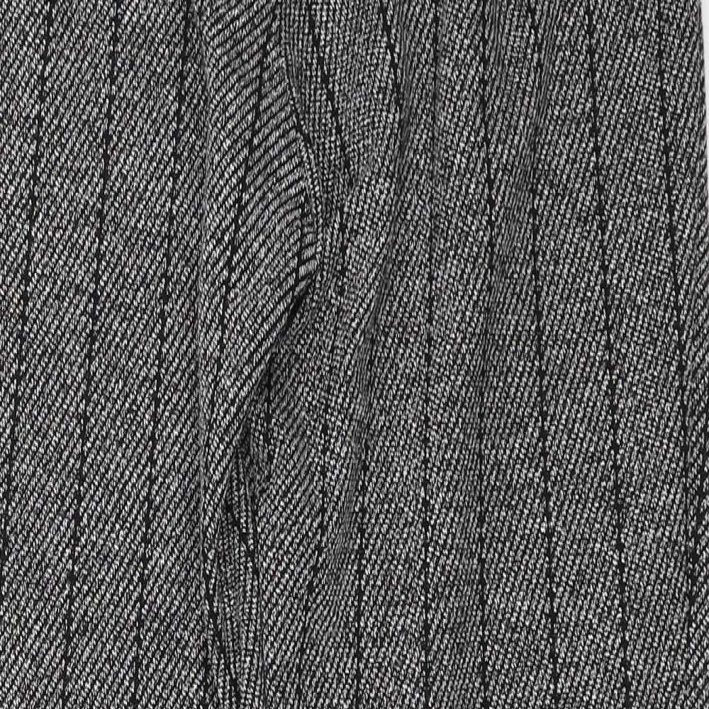 River Island Womens Black Capri Trousers Size 8 L26 in