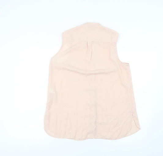 New Look Womens Pink Basic Blouse Size 8