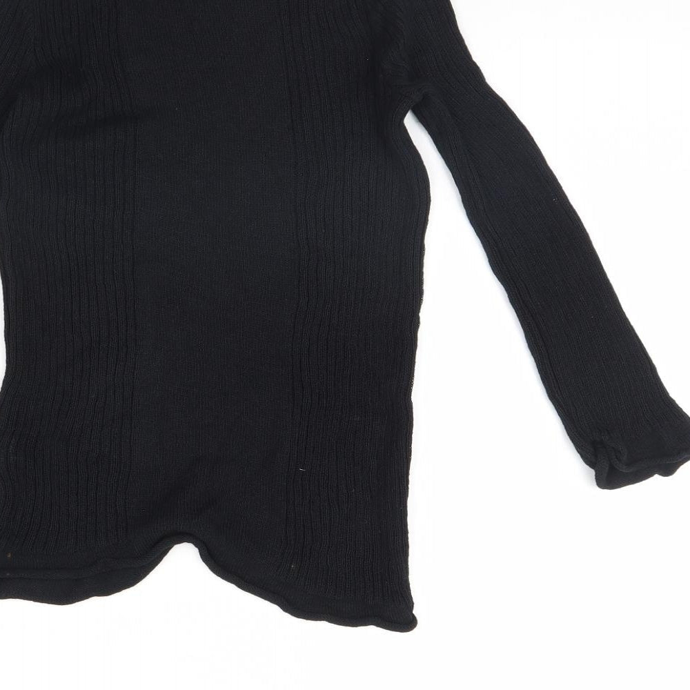 Kookai Womens Black Pullover Jumper Size XS