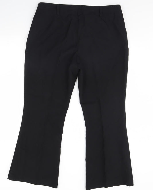 Evie Womens Black Dress Pants Trousers Size 16 L31 in