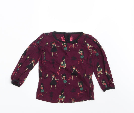 Masquerade Girls Purple Pullover T-Shirt Size 18-24 Months