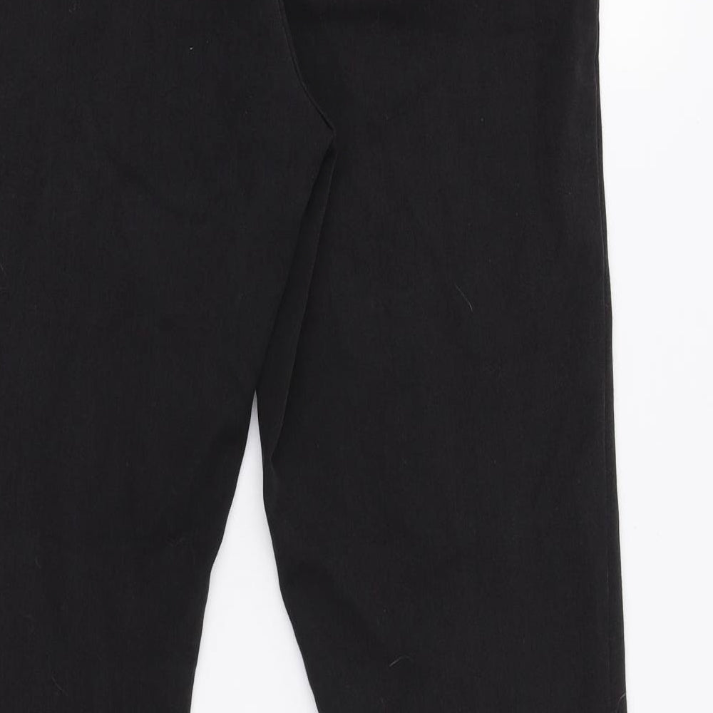 Wallis Womens Black Dress Pants Trousers Size 12 L26 in