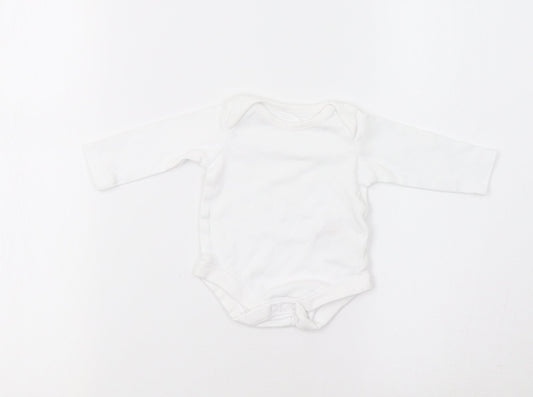 F&F Baby White Romper One-Piece One Size
