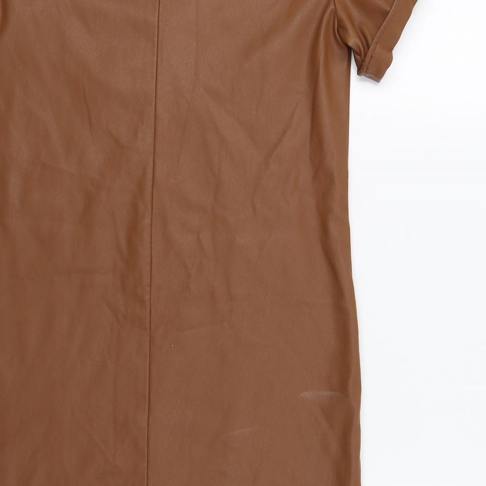 Primark Womens Brown A-Line Size 10