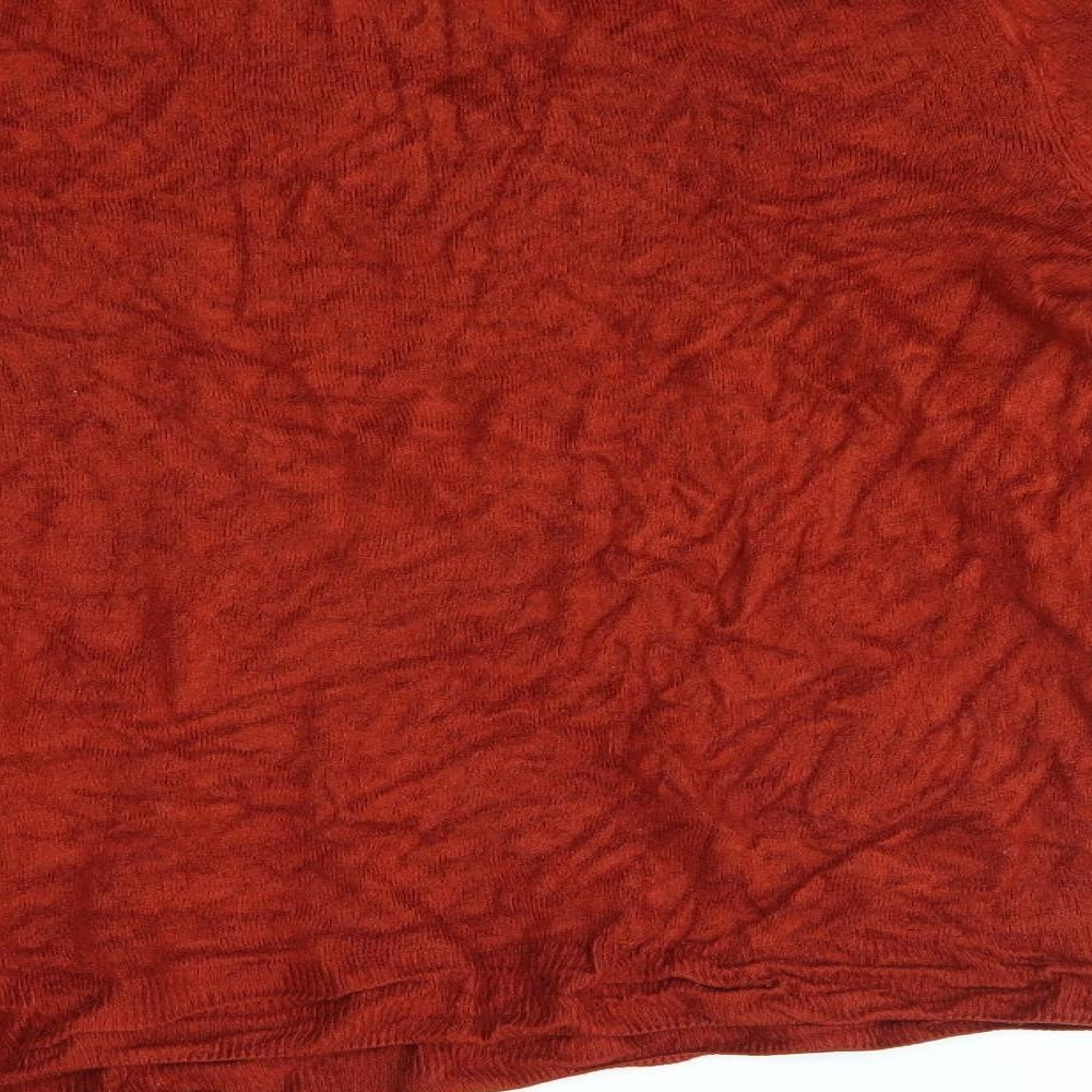 F&F Womens Red Pullover Jumper Size L
