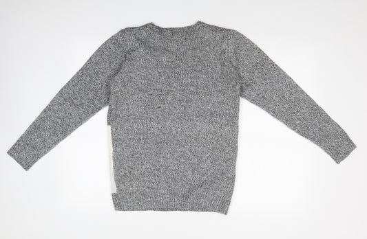 F&F Mens Grey Pullover Jumper - CHRISTMAS