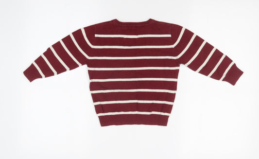 Primark Boys Multicoloured Striped Pullover Sweatshirt Size 2-3 Years