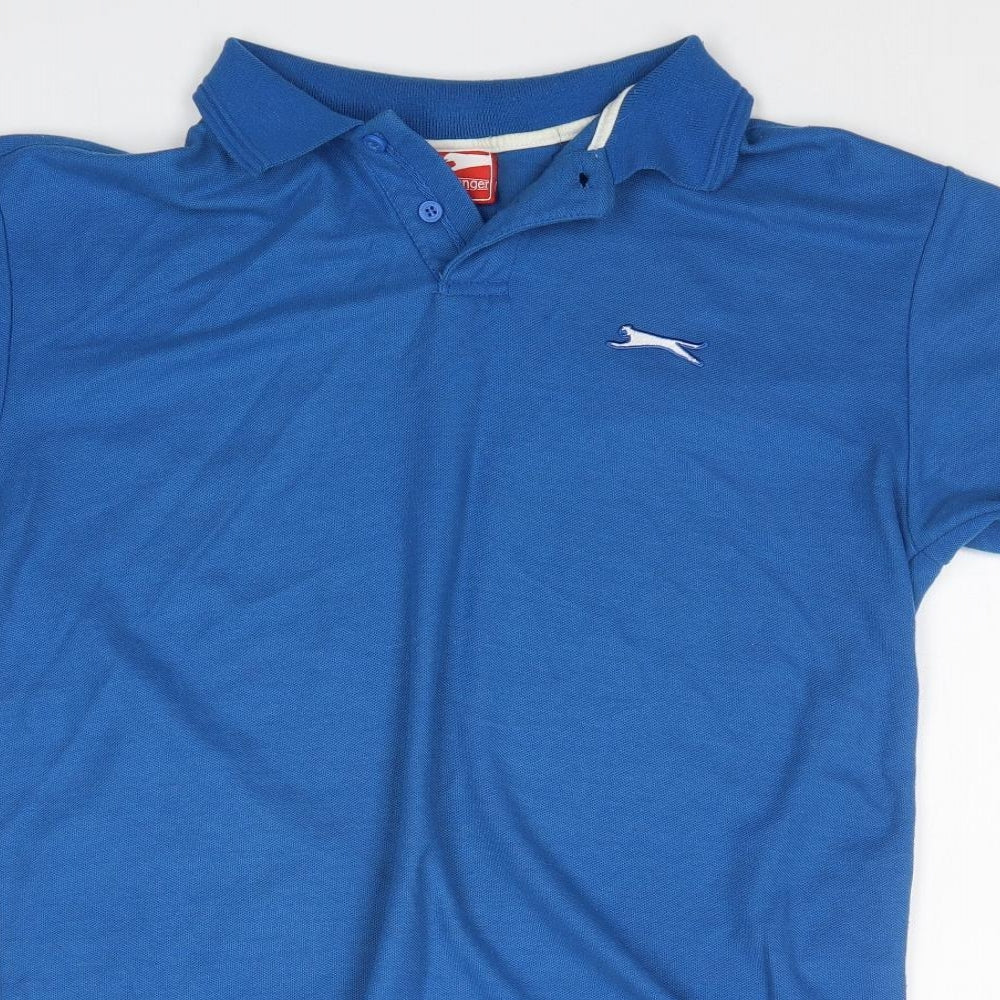 Slazenger Mens Blue Polo Size M