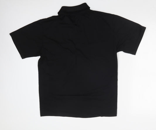 Mundo Mens Multicoloured Striped Polo Size M