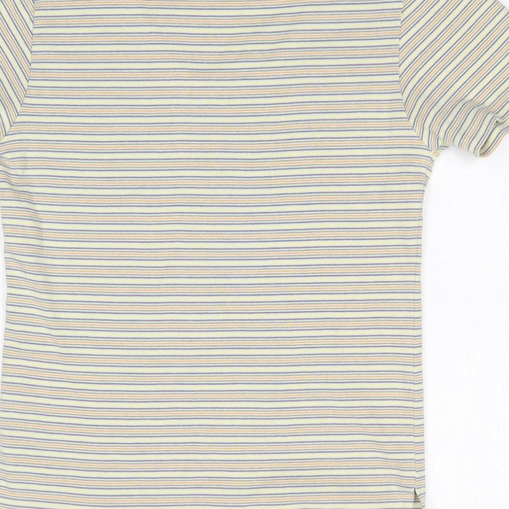Gap Womens Multicoloured Striped Basic T-Shirt Size M