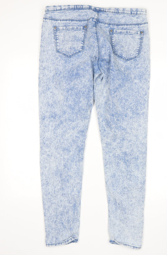 Preworn Womens Blue Jegging Jeans Size 14 L29 in