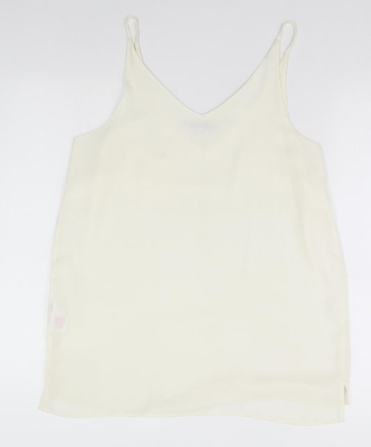 Peacocks Womens Ivory Basic Blouse Size 12