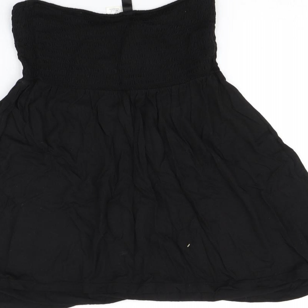 H&M Womens Black Basic T-Shirt Size 12
