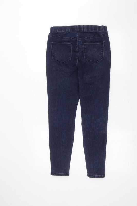 Papaya Womens Blue Skinny Jeans Size 8 L24 in