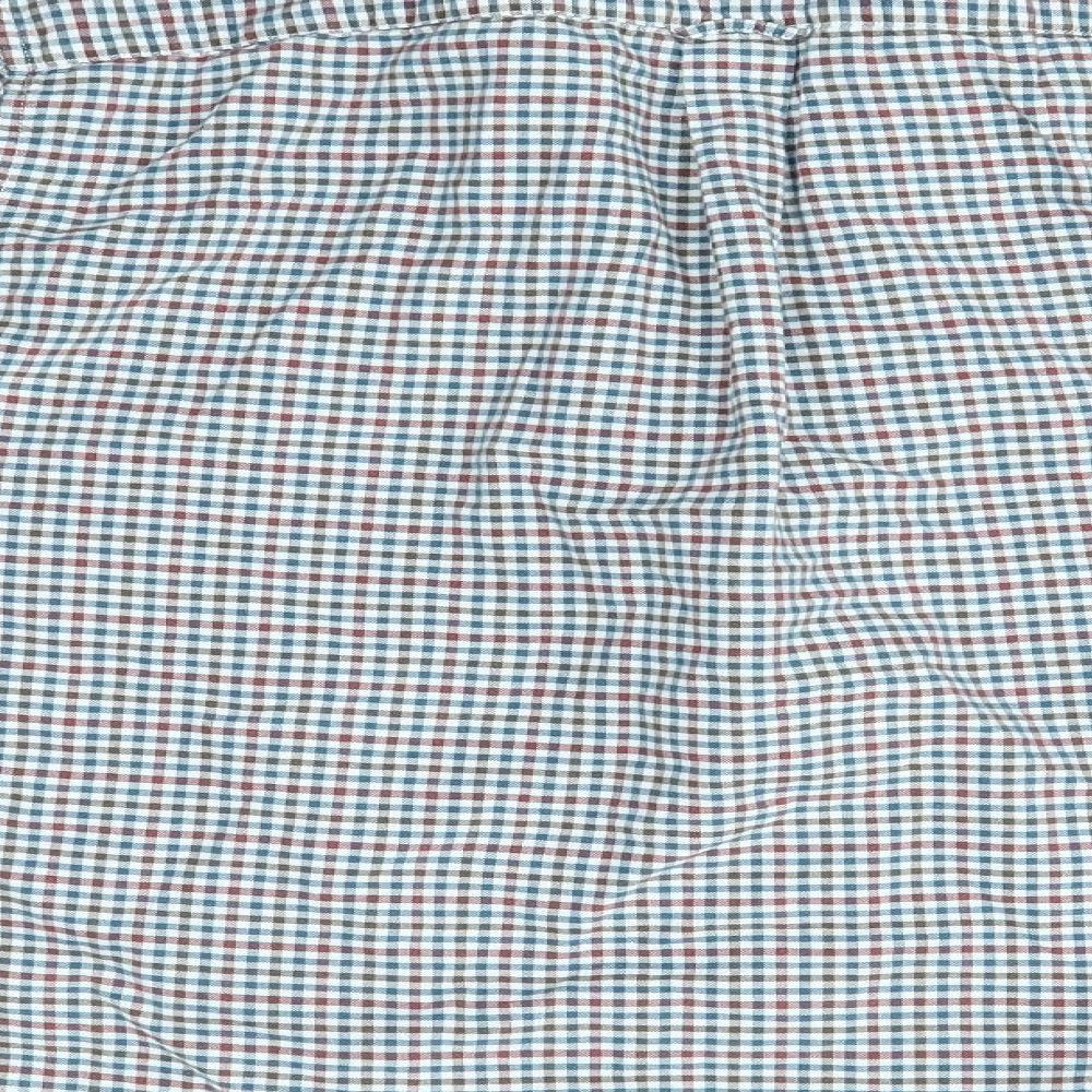 TU Mens Multicoloured Check Button-Up Size L