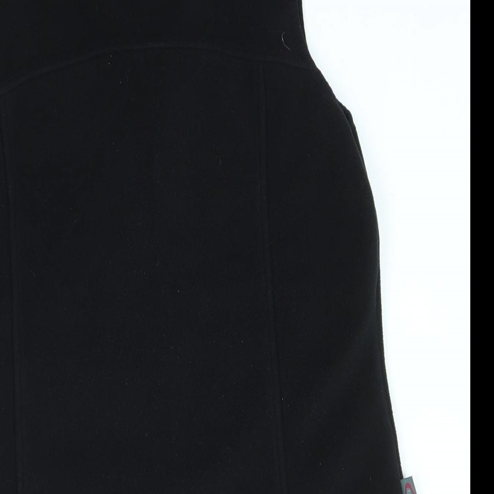 Mountain Life Womens Black Full Zip Jumper Size 8