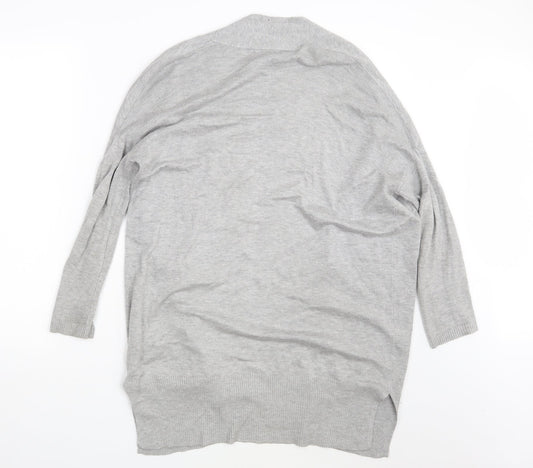 aTMO Womens Grey Wrap Jumper Size 6