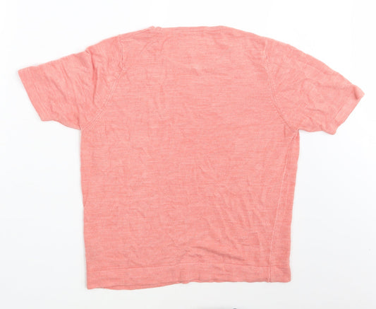 M&S Womens Pink Pullover Sweatshirt Size 16