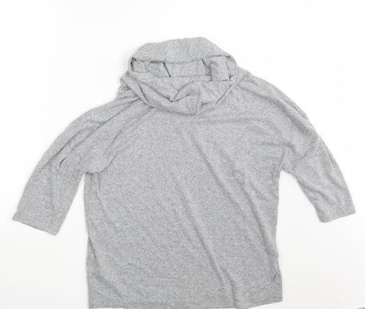 M&S Womens Grey Pullover Sweatshirt Size 14