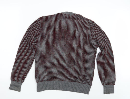 Four Seasons Mens Purple Pullover Jumper Size S