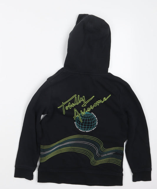 George Boys Black Pullover Hoodie Size 7-8 Years