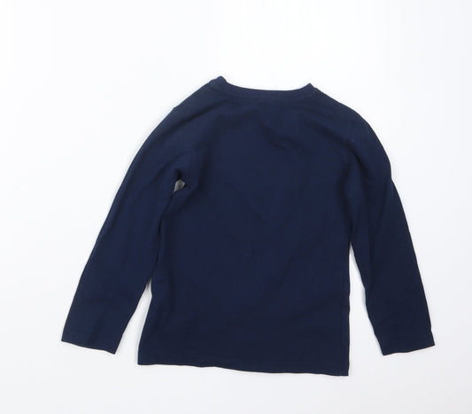 endo Boys Blue Basic T-Shirt Size 4-5 Years