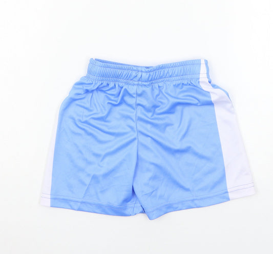 Ram Football Boys Blue Jersey Sweat Shorts Size 3-4 Years