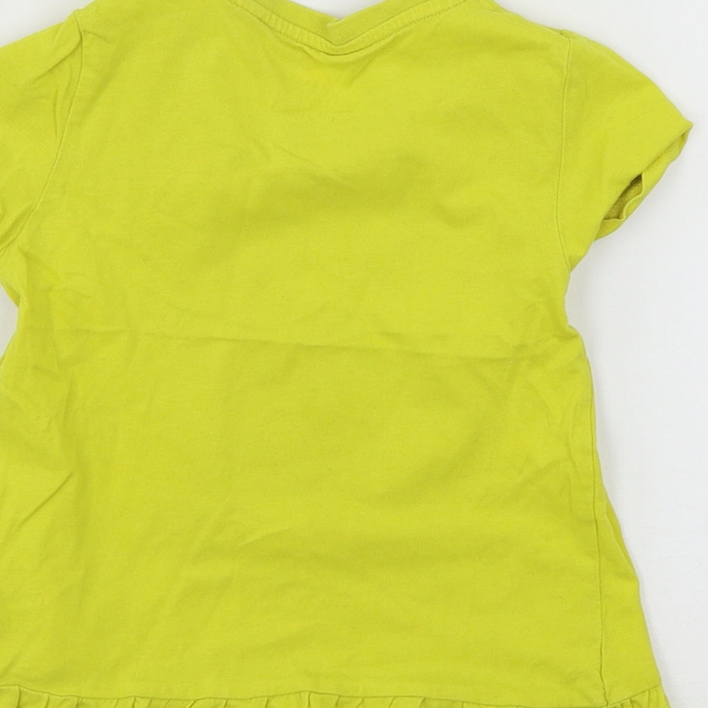 Lupilu Baby Yellow Jersey Basic T-Shirt Size 18-24 Months - Dinosaur