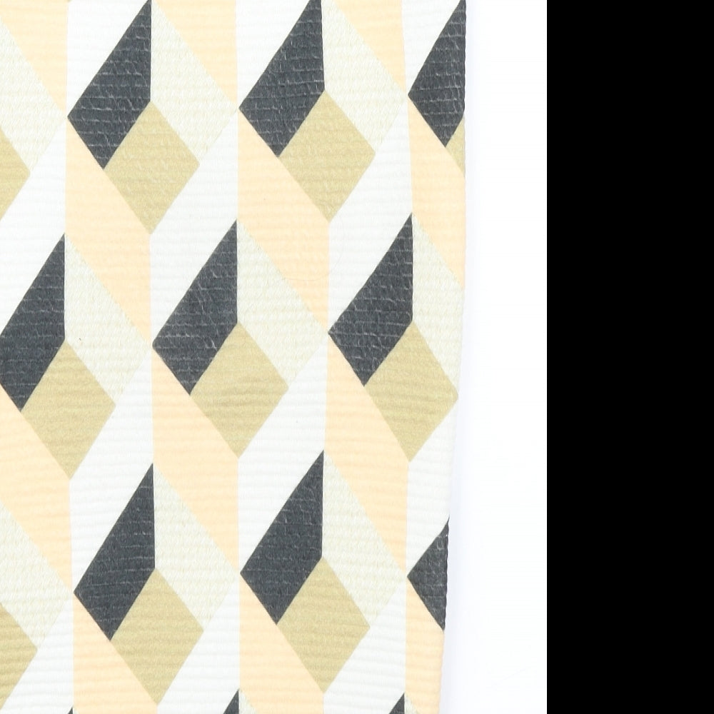 River Island Womens Yellow Geometric Straight & Pencil Skirt Size 6