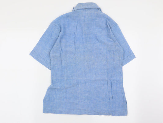 Preworn Boys Blue Basic Polo Size L