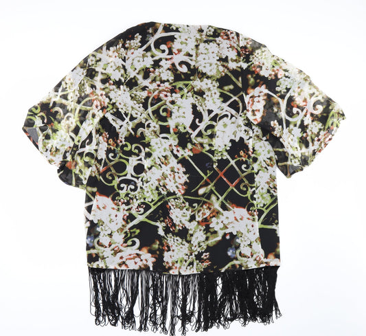 Love Label Womens Multicoloured Floral Basic Blouse Size M