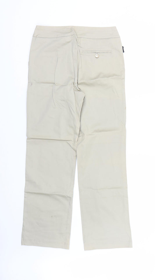 Moose Golf Womens Beige Chino Trousers Size 29 L28 in