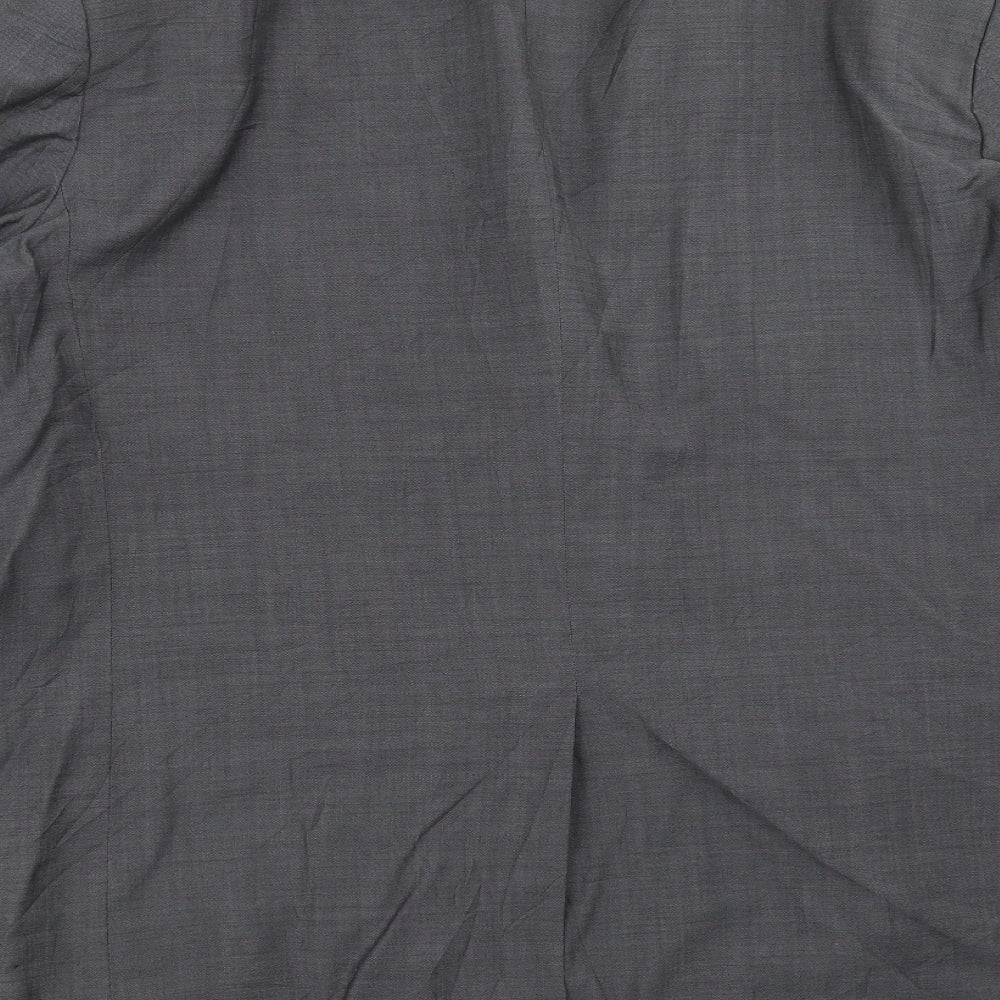 Preworn Mens Grey Jacket Suit Jacket Size 44