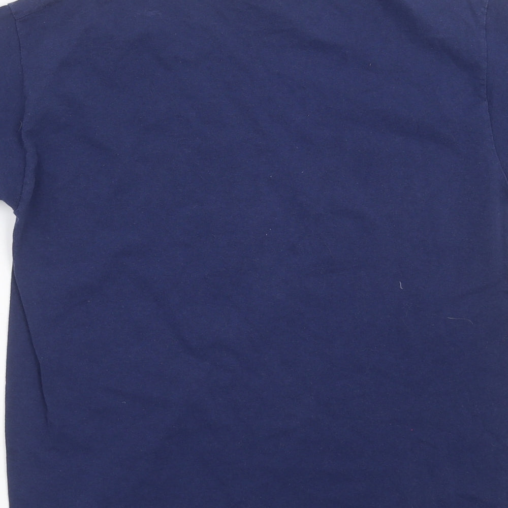 Fruit of the Loom Boys Blue Basic T-Shirt Size 9-10 Years - swim safe