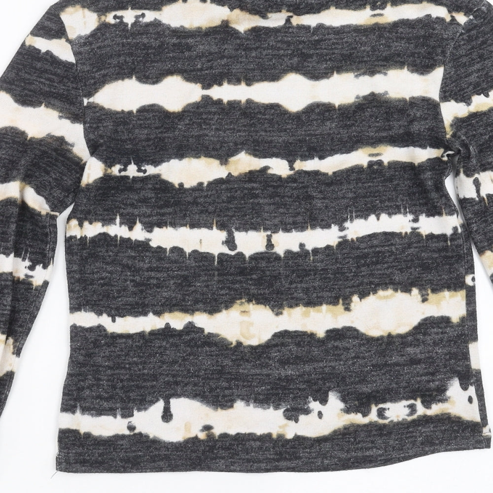 Primark Womens Grey Knit Pullover Jumper Size 2XS