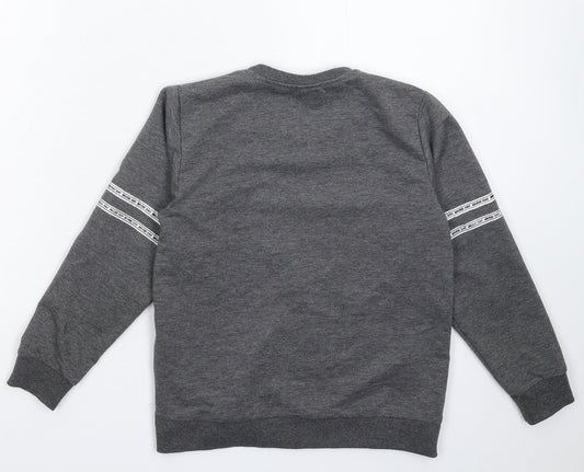 Macca Boy Boys Grey Pullover Sweatshirt Size 10 Years