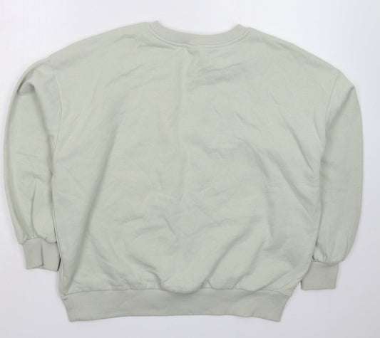 H&M Mens Grey Pullover Sweatshirt Size S - Oversized