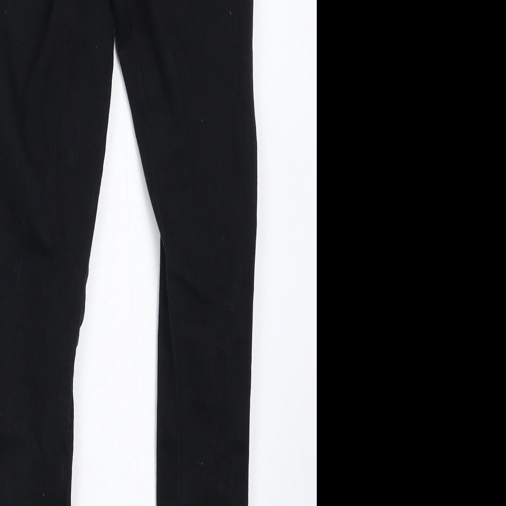 Brand and care label for Denim & Co. girls’ blue denim skinny jeans, size 10-11, years