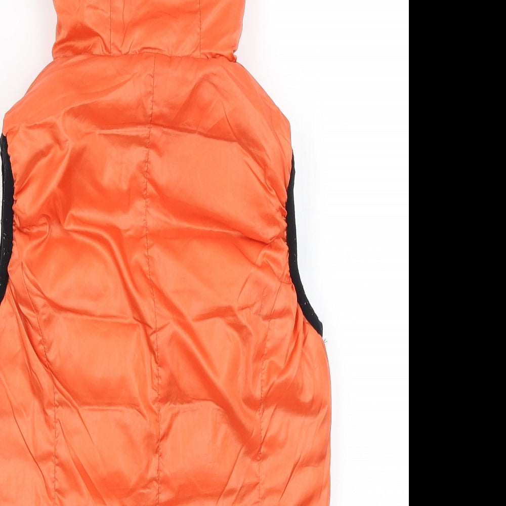 Jump & Fish Womens Orange Gilet Coat Size S