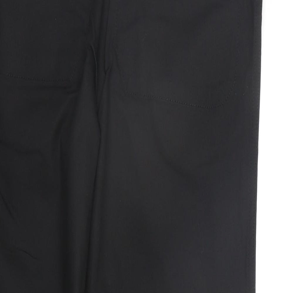 moose Womens Black Trousers Size 10 L23 in