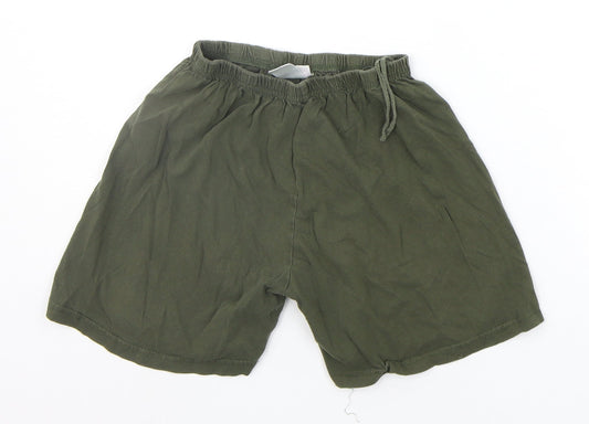Infinity Kids Girls Green Sweat Shorts Size 7-8 Years